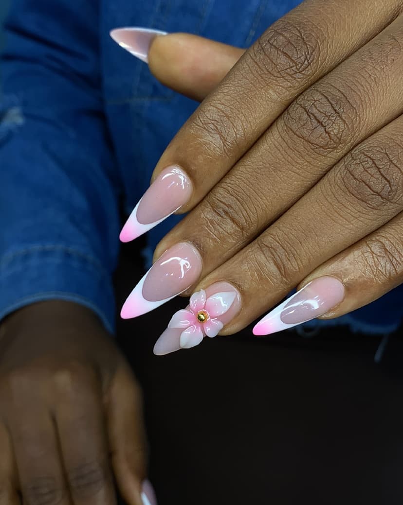 Pink Nail Design