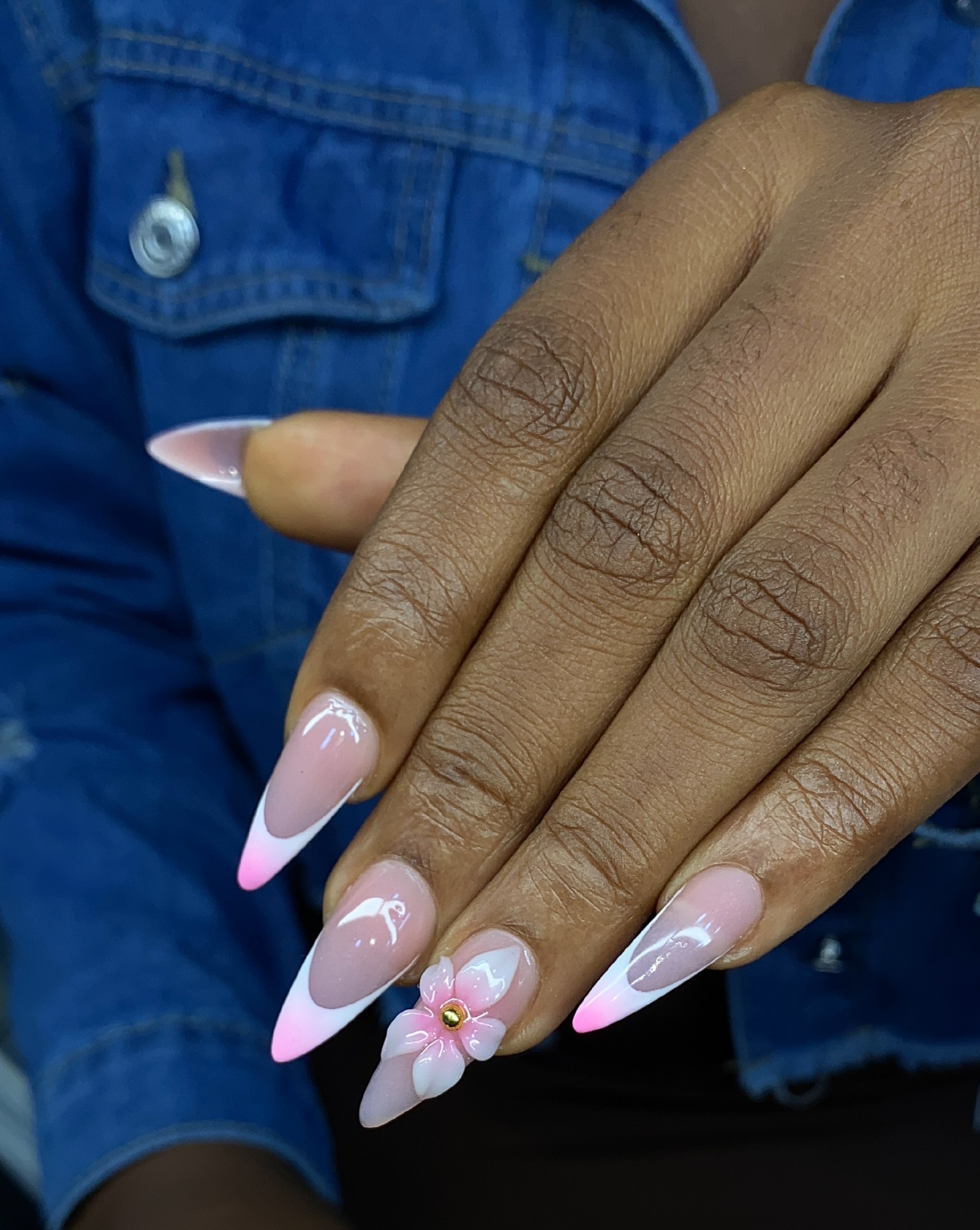 Pink Nail Art